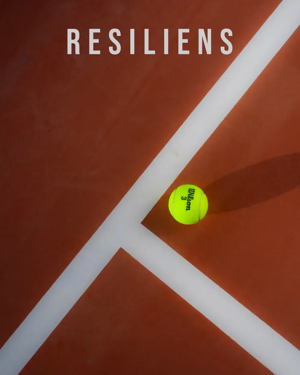 Resiliens — ritratto tennis, Alice Digiacomo, cover